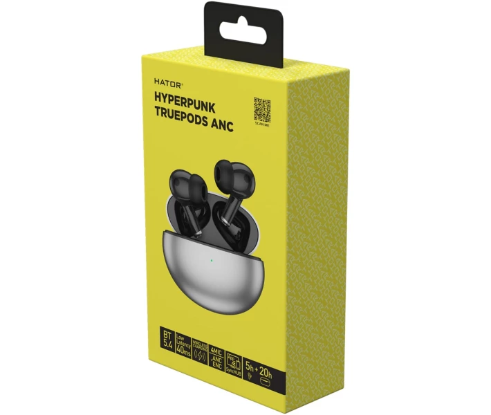 Фото - навушники Навушники HATOR Hyреrpunk Truepods (HTA430) Black