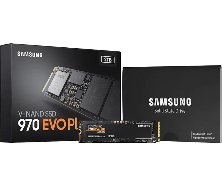 SSD-накопичувач Samsung 970 EVO Plus 2TB M.2 NVMe (MZ-V7S2T0BW