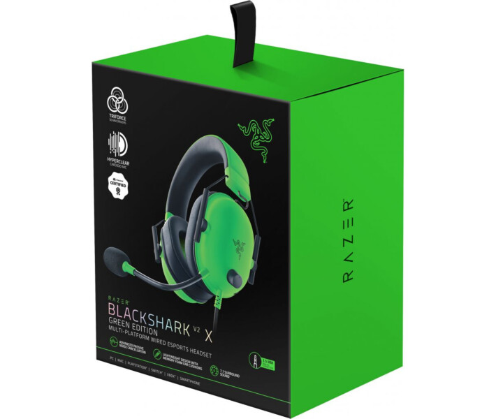 Фото - навушники Навушники RAZER Blackshark V2 X Green (RZ04-03240600-R3M1)
