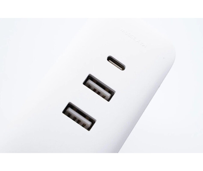 Фото - мережевий фільтр Mi Power Strip 20W Fast Charge (3 sockets +2 USB+1 TypeC)