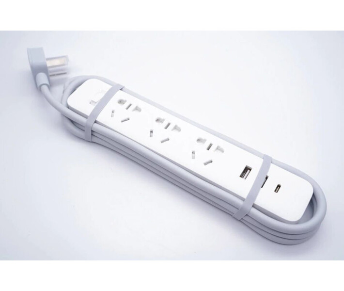 Фото - мережевий фільтр Mi Power Strip 20W Fast Charge (3 sockets +2 USB+1 TypeC)