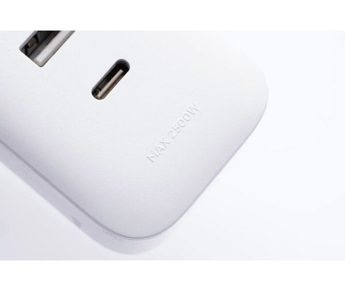 Фото - мережевий фільтр Mi Power Strip 20W Fast Charge (3 sockets +2 USB+1 TypeC)