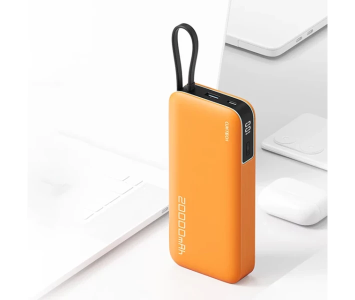 Фото - універсальну мобільну батарею Power Bank CUKTECH PB200N 20000mAh 55W помаранчевий
