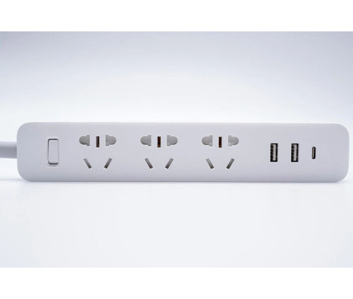 Фото - мережевий фільтр Mi Power Strip 20W Fast Charge (3 sockets +2 USB+1 TypeC)