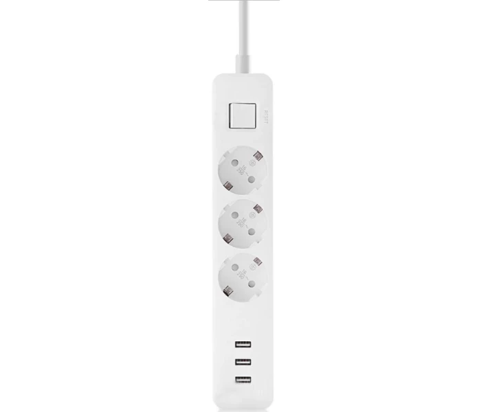 Фото - мережевий фільтр Мережевий фільтр Mi Power Strip (3 - USB) White (EU)