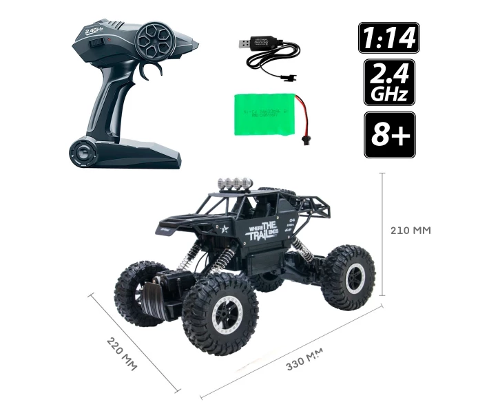 Фото - радіокеровану іграшку Автомобіль на радіокеруванні Sulong Toys OFF-ROAD CRAWLER – WHERE THE TRAIL ENDS (SL-121RHMBl)