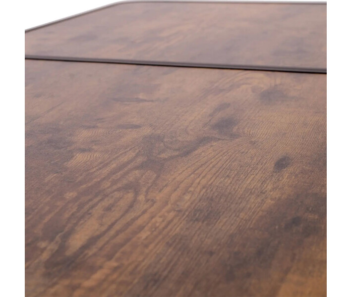 Фото - розкладні меблі Стіл Bo-Camp Decatur 90x60 cm Black/Wood look (1404200) (DAS301467)