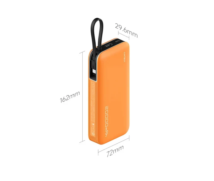 Фото - універсальну мобільну батарею Power Bank CUKTECH PB200N 20000mAh 55W помаранчевий