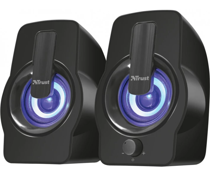Колонки для ПК Акустична система Trust Gemi RGB 2.0 speaker set Black USB