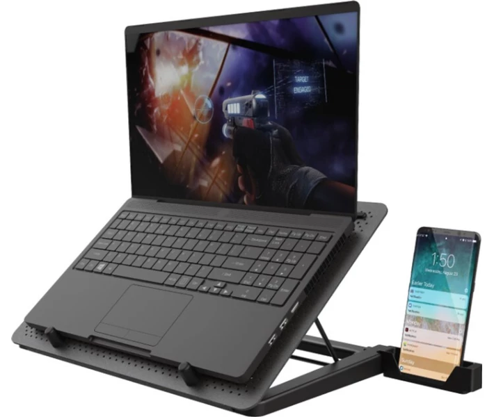 Фото - стіл і підставку для ноутбука Підставка для ноутбука Trust GXT 1125 Quno Laptop Cooling Stand (23581)