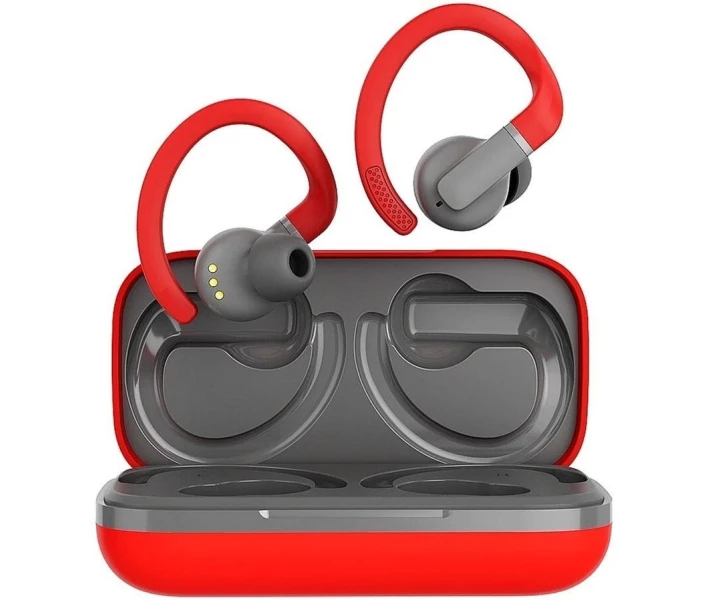 Фото - навушники Навушники Canyon OnRun 11 Sport TWS (CNS-TWS11R) Red-Grey