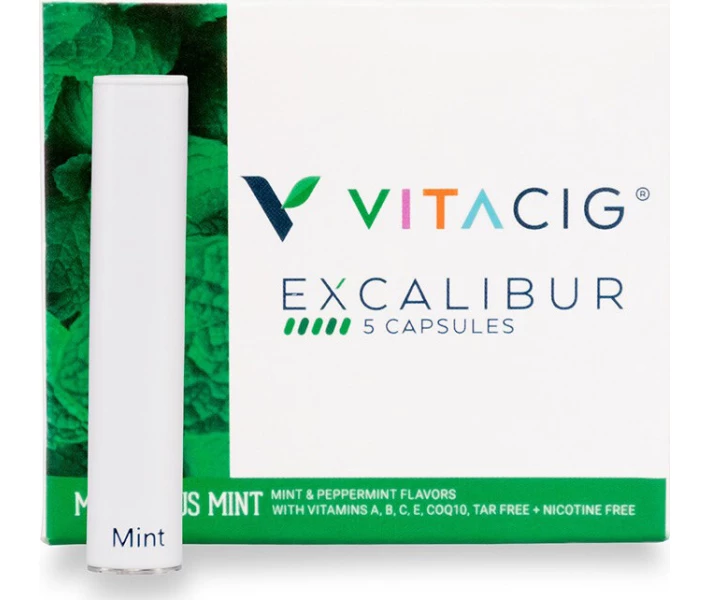 Фото - аксессуар для электронных сигарет Капсули VITACIG Excalibur 5 шт Marvelous Mint Capsules