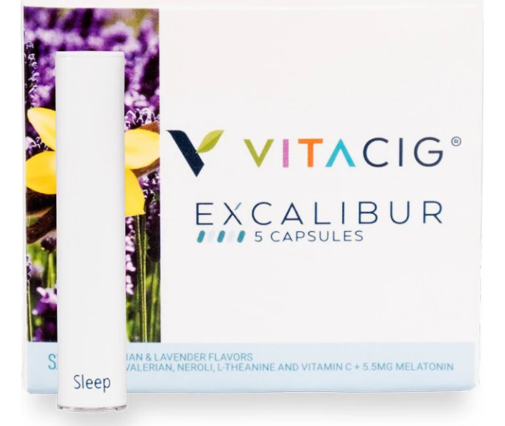 Фото - аксессуар для электронных сигарет Капсули VITACIG Excalibur 5 шт SLEEP S-Edition Capsules