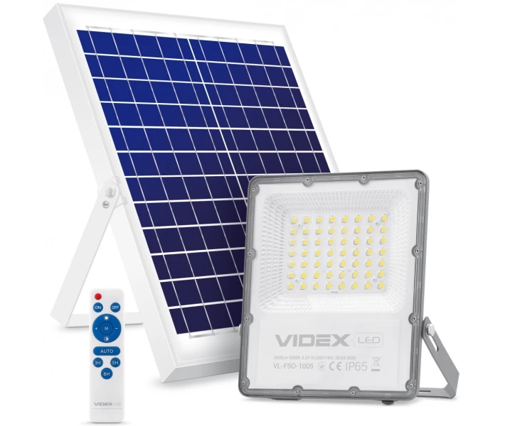 Фото - прожектор Прожектор акумуляторний VIDEX 30W 5000K 3.2V (VL-FSO-1005)