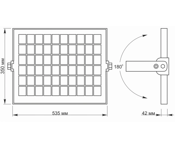 Фото - прожектор Прожектор акумуляторний VIDEX 30W 5000K 3.2V (VL-FSO-1005)