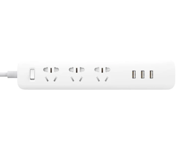 Фото - мережевий фільтр Подовжувач Mi Power Strip (3 розетки + 3 USB) 27W Fast Charge
