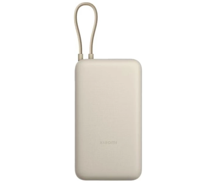 Фото - універсальну мобільну батарею Зовн_АКБ Xiaomi 20000mAh 33W(Integrated Cable) (BHR8851GL)дубова кора