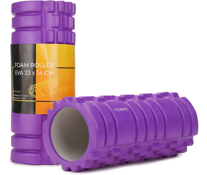 Фото - масажний валик Масажний ролик Cornix EVA 33x14см XR-0032 Violet