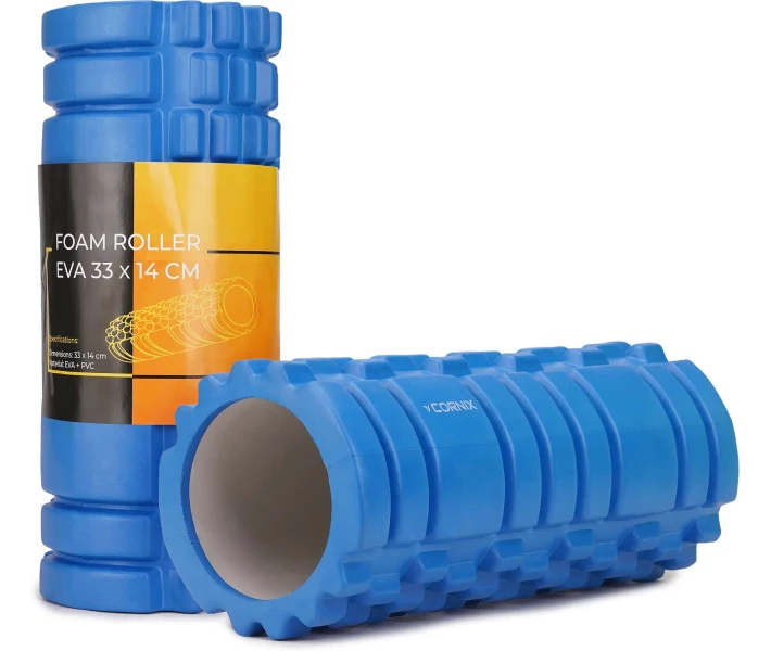 Фото - масажний валик Масажний ролик Cornix EVA 33x14см XR-0035 Blue