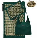Килимок акупунктурний з подушкою 4FIZJO Eco Mat Аплікатор Кузнєцова Navy Green/Gold (P-5907739312891)