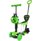 Дитячий 3-х колісний самокат Scooter 5 в 1 FYS-2864 Green