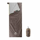 Спальний мішок надлегкий Naturehike Summer LW180 NH21MSD09 правий, (15°C), p-p XL,  коричневий