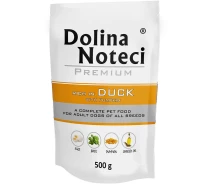 Придбати - корм для собаки  Пауч Dolina Noteci Premium для собак з качкою та гарбузом, 500 гр