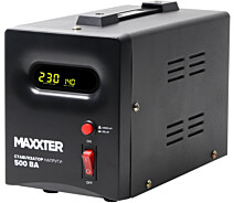 Придбати - стабілізатор напруги  Стабілізатор напруги Maxxter 230 В, 500 ВА (MX-AVR-S500-01)