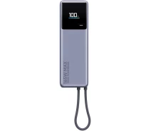 Придбати - універсальну мобільну батарею  Power Bank Xiaomi 10000mAh 165W Integrated Cable (BHR9361GL) сірий