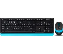Придбати - клавіатуру  Комплект 2в1 A4-Tech FG1010 Wireless Blue (клавіатура + миша)