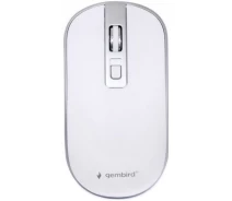 Придбати - мишку для ноутбука  Миша бездротова Gembird MUSW-4B-06-WS white-silver