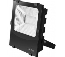 Придбати - прожектор  LED SMD Прожектор чорний з радіатором EUROLAMP 300W 6500K (1) (LED-FLR-SMD-300)
