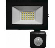 Придбати - прожектор  LED SMD Прожектор з датчиком руху чорний EUROLAMP 20W 6500K (LED-FL-20/65(sensor))