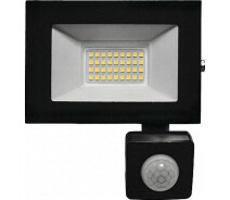 Придбати - прожектор  LED SMD Прожектор з датчиком руху чорний EUROLAMP 30W 6500K (LED-FL-30/65(sensor))