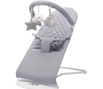 Придбати - крісла-гойдалку, шезлонг  Дитячий шезлонг Kidilo Baby Shaking chair DKL-1108 (grey)