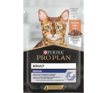 Придбати - корм для кота  Корм ProPlan Indoor. З лососем. Для котів, що живуть вдома. Конс/кот 85г (4048969005)