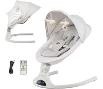 Придбати - крісла-гойдалку, шезлонг  Крісло-гойдалка Kinderkraft Tulsy Beige (KBTULS00BEG0000) (00-00305327)