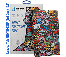 Придбати - чохол для планшета  Чохол-книжка BeCover Smart Case для Lenovo Tab M10 TB-328F (3rd Gen) 10.1" Graffiti (708294)