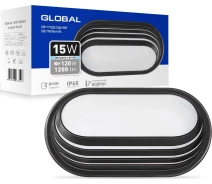 Придбати - промисловий світильник  Промисловий світильник GLOBAL 15W 5000K (1-GBH-06-1550-E)