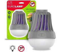 Придбати - лампу для уничтожения насекомых  Лампа для знищення комах EUROLAMP 6W IPX4 3хААА (MK-6W(LAMP))