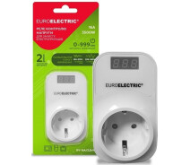 Придбати - реле контролю напруги  Реле напруги EUROELECTRIC 16А 3,5кВт (RV-16A/3,5kW)