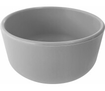 Придбати - посуд для дітей  Глибока тарілка силіконова MinikOiOi Bowl - Powder Grey (101080104)