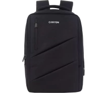 Придбати - рюкзак  Рюкзак для ноутбука Canyon BPE-5 Urban USB 15.6'' 12-18L Black (CNS-BPE5B1)