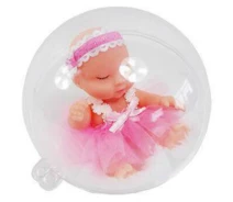 Придбати - ляльки, набори для ляльок  Маленька лялька RFD TOYS Lovely Sleep Baby Силіконова дитяча лялька спляче немовля, 9 см (SUN0377)