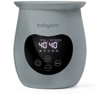 Придбати - прилад для дитячого харчування  Електричний підігрівач BabyOno NATURAL "2 в1" з дисплеєм та функцією стерилізації (Сірий) (968/02)
