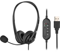 Придбати - навушники  Навушники On-ear 2E CH11 USB, omni-mic, 2м, (2E-CH11SU) Black