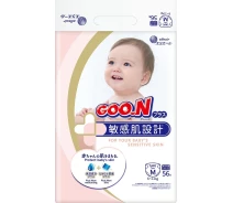 Придбати - підгузник  Підгузки GOO.N Plus для дітей 6-11 кг (розмір М, на липучках, унісекс, 56 шт) (21000628)