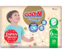 Придбати - підгузник  Трусики-підгузки GOO.N Premium Soft для дітей 15-25 кг (розмір 6(2XL), унісекс, 30 шт) (F1010101-159)
