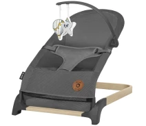 Придбати - крісла-гойдалку, шезлонг  Крісло-качалка Lionelo JUNE AIR GREY GRAPHITE (LO-JUNE AIR GREY GRAPHITE)