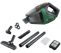 Придбати - пилосос  Пилосос професійний акумуляторний Bosch UniversalVac 18, 18В, акб 1х2.5Ач, 9кПа, контейнер 0.5л, 1.3кг (0.603.3B9